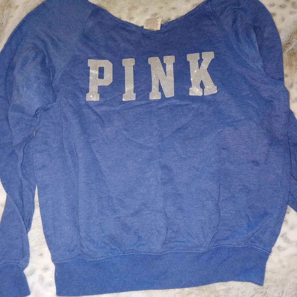 PINK Victoria's Secret Blue Sweater